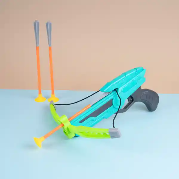 Pistola Multicolor Con Tiro Miniso