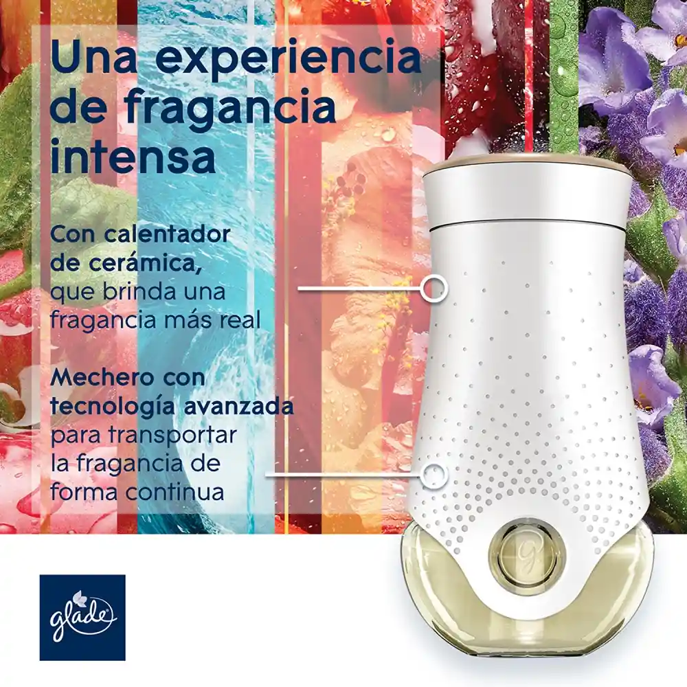 Glade Ambientador Aceites Naturales Alegría Floral y Frutos Rojos 