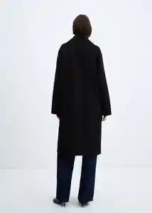 Abrigo Picarol Negro Talla S Mujer Mango