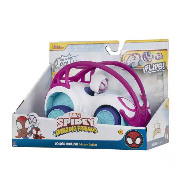 Boing Toys Juguete Spidey Vehículo Power Roller Pull