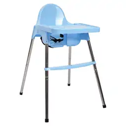 Silla Comedor 2 En1 Para Bebé Kloe Azul Happy Baby