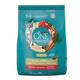 Comida para Gato Pollo y Carne Purina One x 500gr