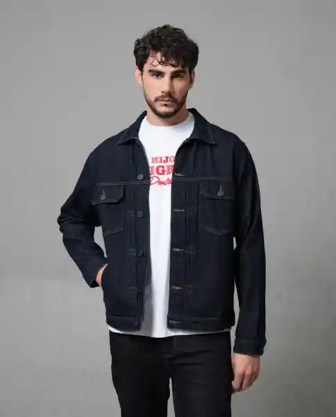 Chaqueta Hombre Azul L 123G001_AZU194024 Rifle