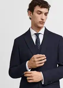 Blazer Americana Brasilia Navy Talla 46 Hombre Mango