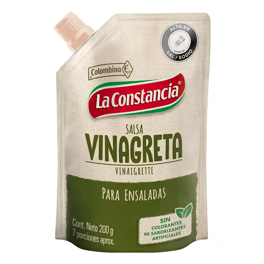La Constancia Salsa Vinagreta para Ensalada