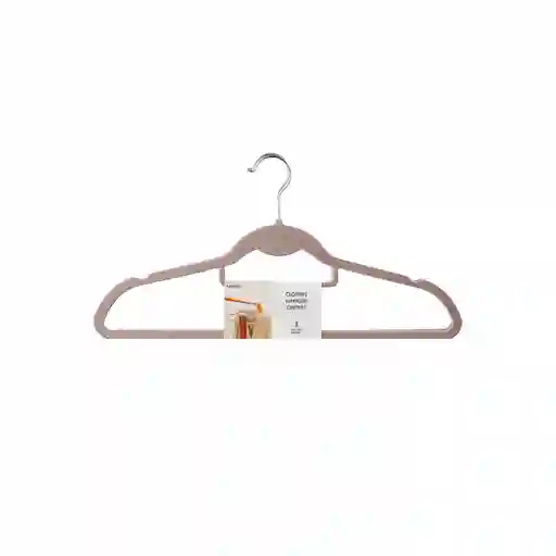 Miniso Set Gancho Para Ropa de Adulto Con Dos Posiciones Gris