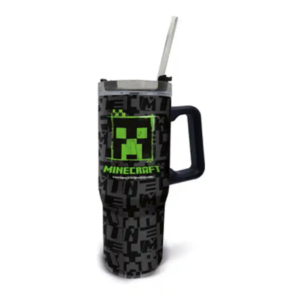 Termo Minecraft Rambler Xl Acero Inox