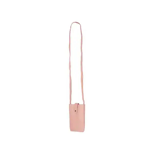 Bolso Mini Porta Celular Básico Rosa Miniso