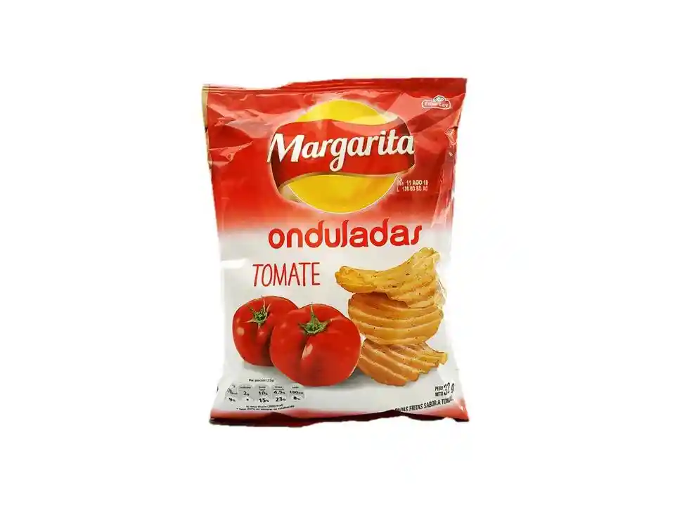 Margarita Papas Fritas Onduladas Sabor Tomate
