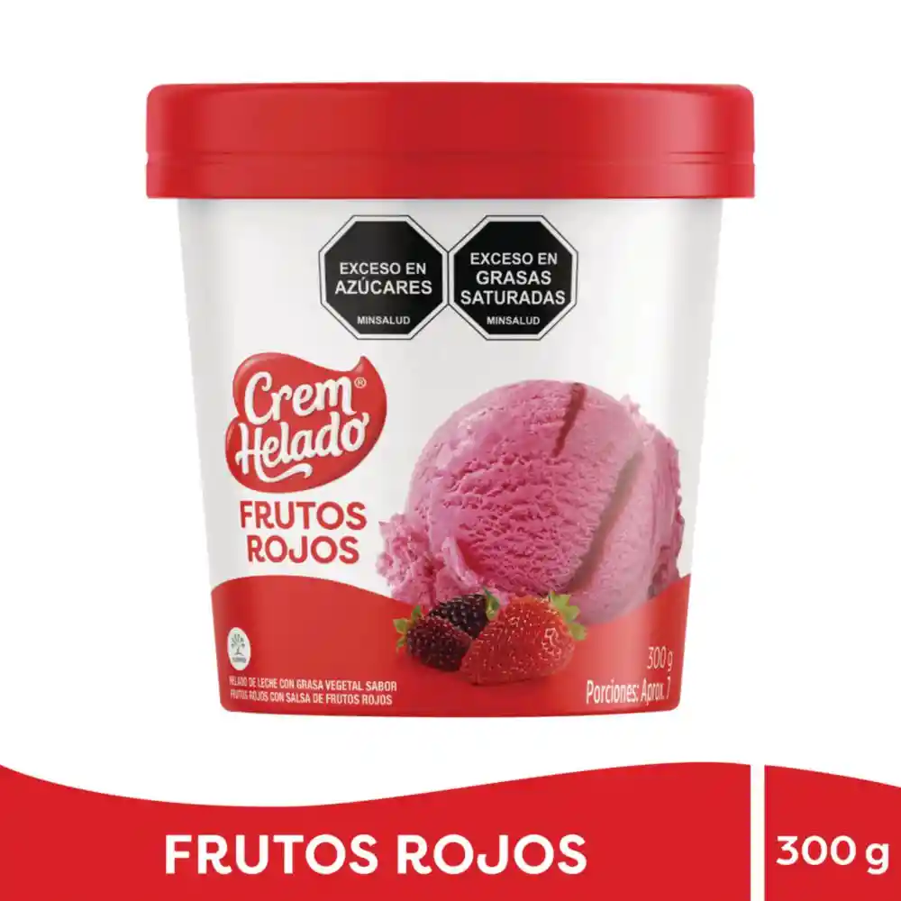 Crem Helado Frutos Rojos