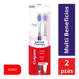 Cepillo de Dientes Suave Colgate Encias Therapy x 2 Und