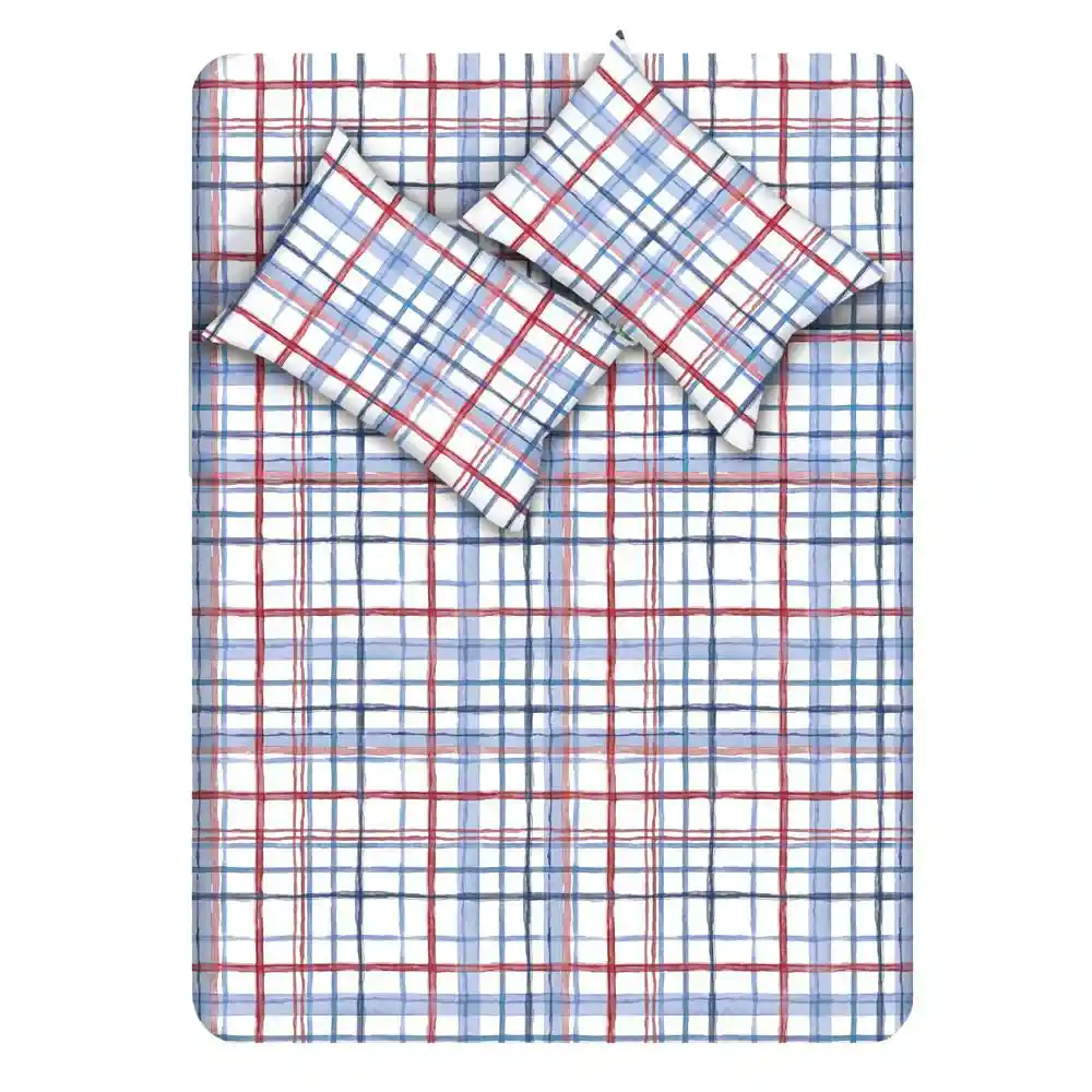 Juego de Sabana Mottas King (200 X 200 Cm) 144 Polialgodón 22764046