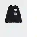 Camiseta Urbanpic Negro Talla 10 Niños Mango