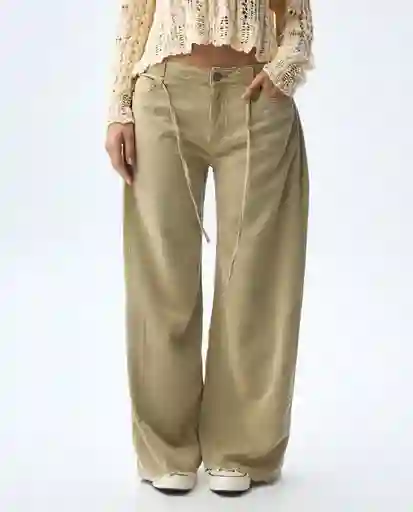 Pantalón Mujer Verde Talla 8 631G002_VER150522 Americanino
