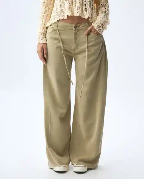 Pantalón Mujer Verde Talla 8 631G002_VER150522 Americanino