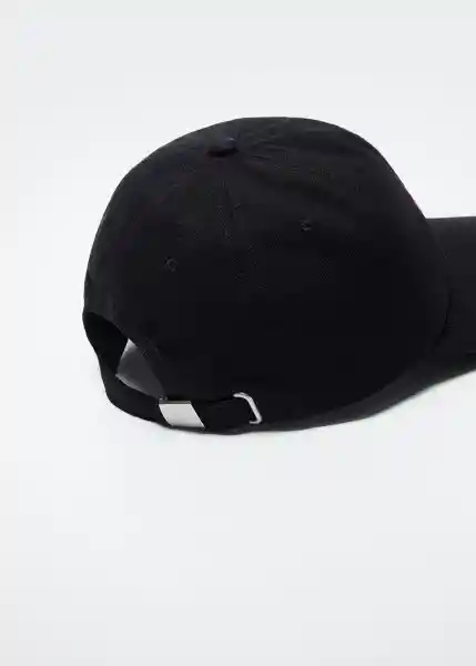 Gorra Cuote Negro Talla 99 Mujer Mango