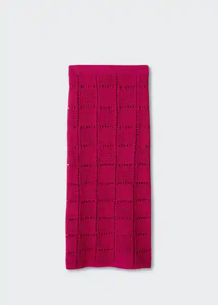 Falda Greta Fucsia Talla XS Mujer Mango