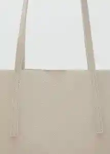 Bolso G Maribel Crudo Talla 99 Mujer Mango