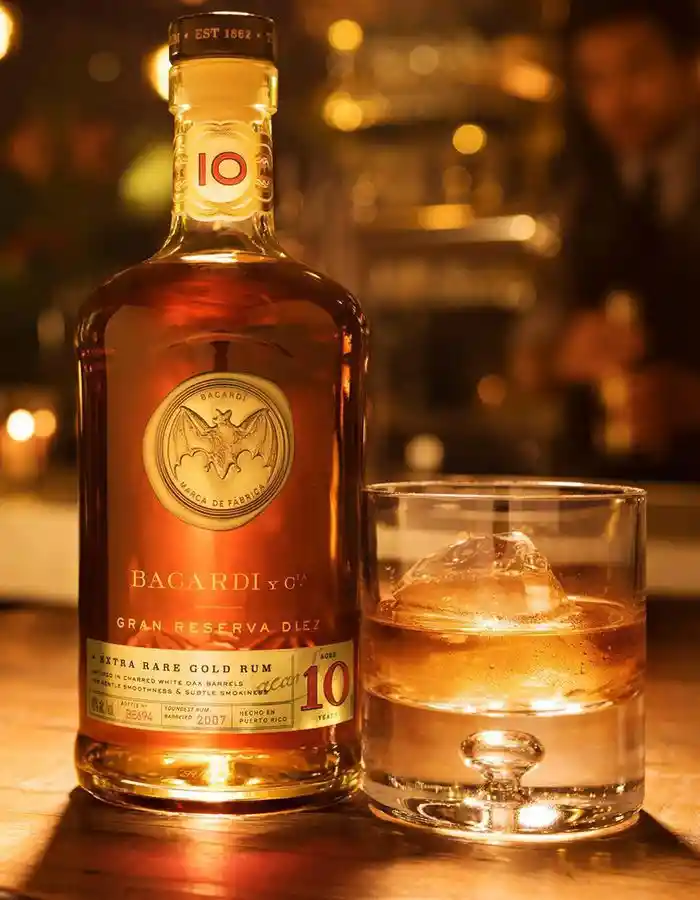 Bacardi Ron 10 Años 750 mL