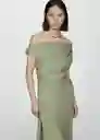 Vestido Laila Caza Talla L Mujer Mango