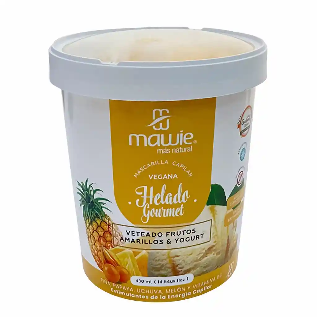 Mawie Mascarilla Capilar Vegana Helado Gourmet
