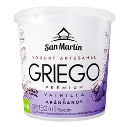Yogurt Griego Vainilla Arándanos San Martin