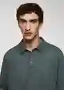 Camiseta Polo Tens Musgo Talla XXL Hombre Mango