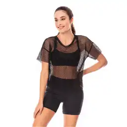 Short Poliamida/elastano Mujer Negro Fondo Estampado 65184