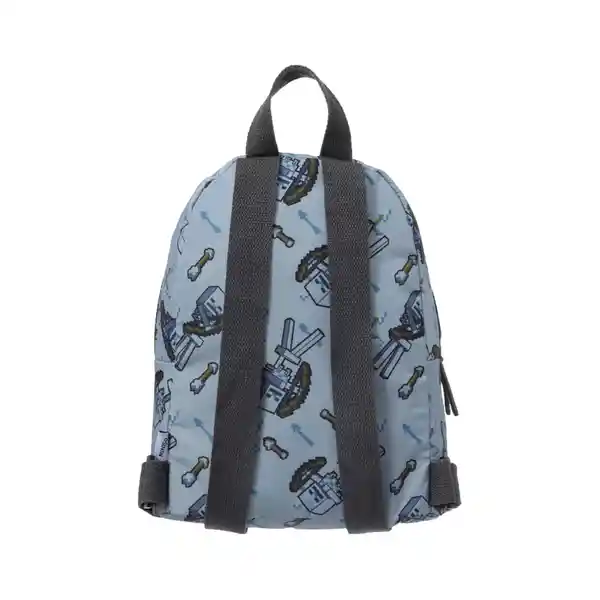 Maleta Escolar Serie Minecraft Gris Miniso