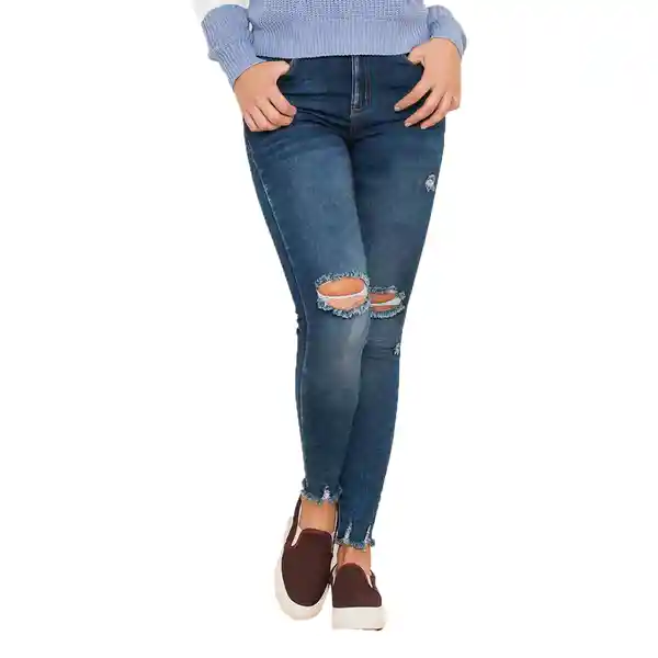 Croydon Jean Nala Mujer Azul Talla 12