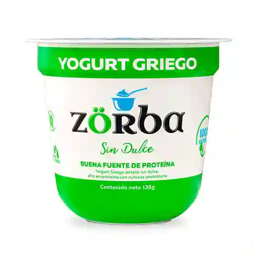 Zorba Yogurt Griego Sin Dulce