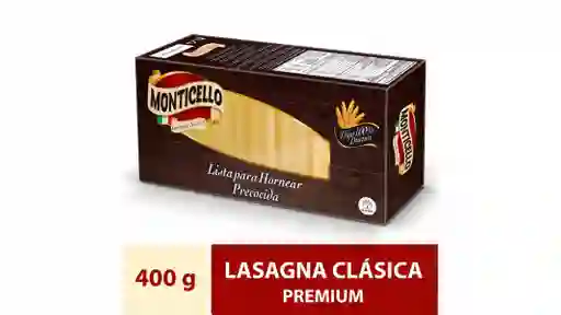 Monticello Pasta Lasagna No. 510 Clásica