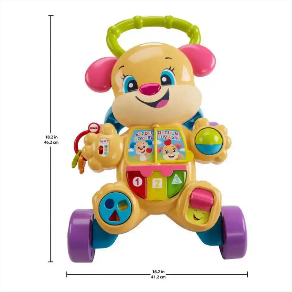 Fisher Price Caminador Perrita Andadera Sis Hermanita