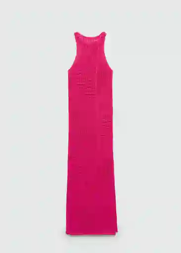 Vestido Maverick Fucsia Talla S Mujer Mango