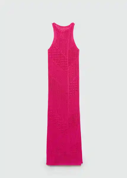 Vestido Maverick Fucsia Talla S Mujer Mango