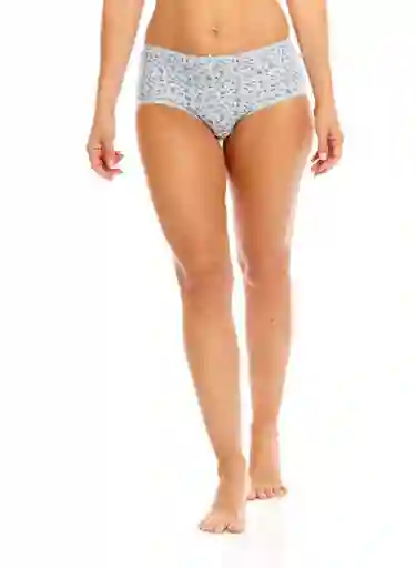 Panty Cachetero Mujer Turquesa Talla L