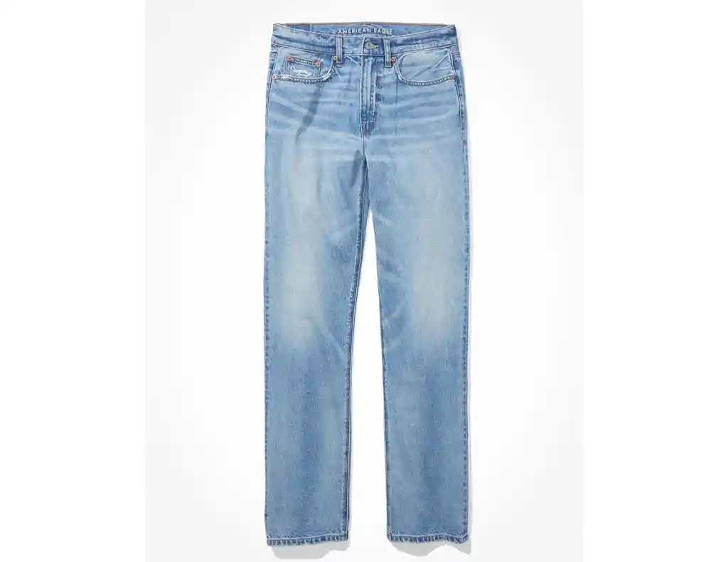 Jean Baggy Azul 0 Mujer American Eagle