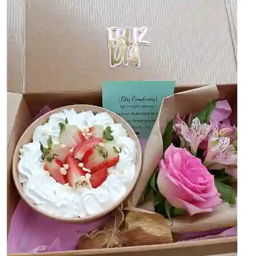 Box Tres Leches y Flores