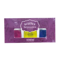 Set Aceites Sensuales Verbena