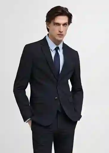 Blazer Americana Paris Navy Talla 50 Hombre Mango