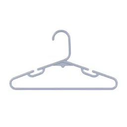 Colgadores Kids Plástico Color Azul 5 Un Krea