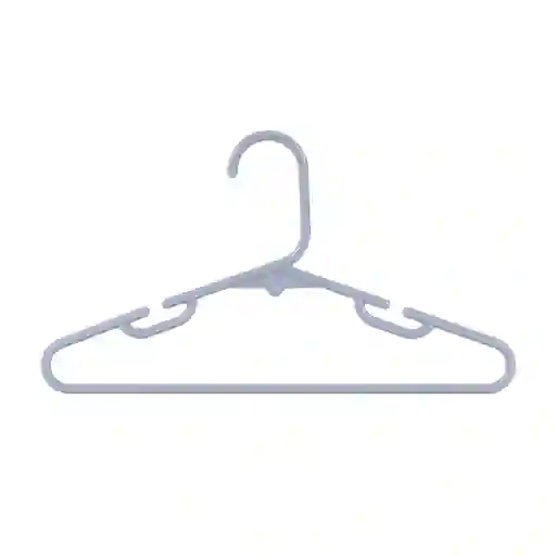 Colgadores Kids Plástico Color Azul 5 Un Krea