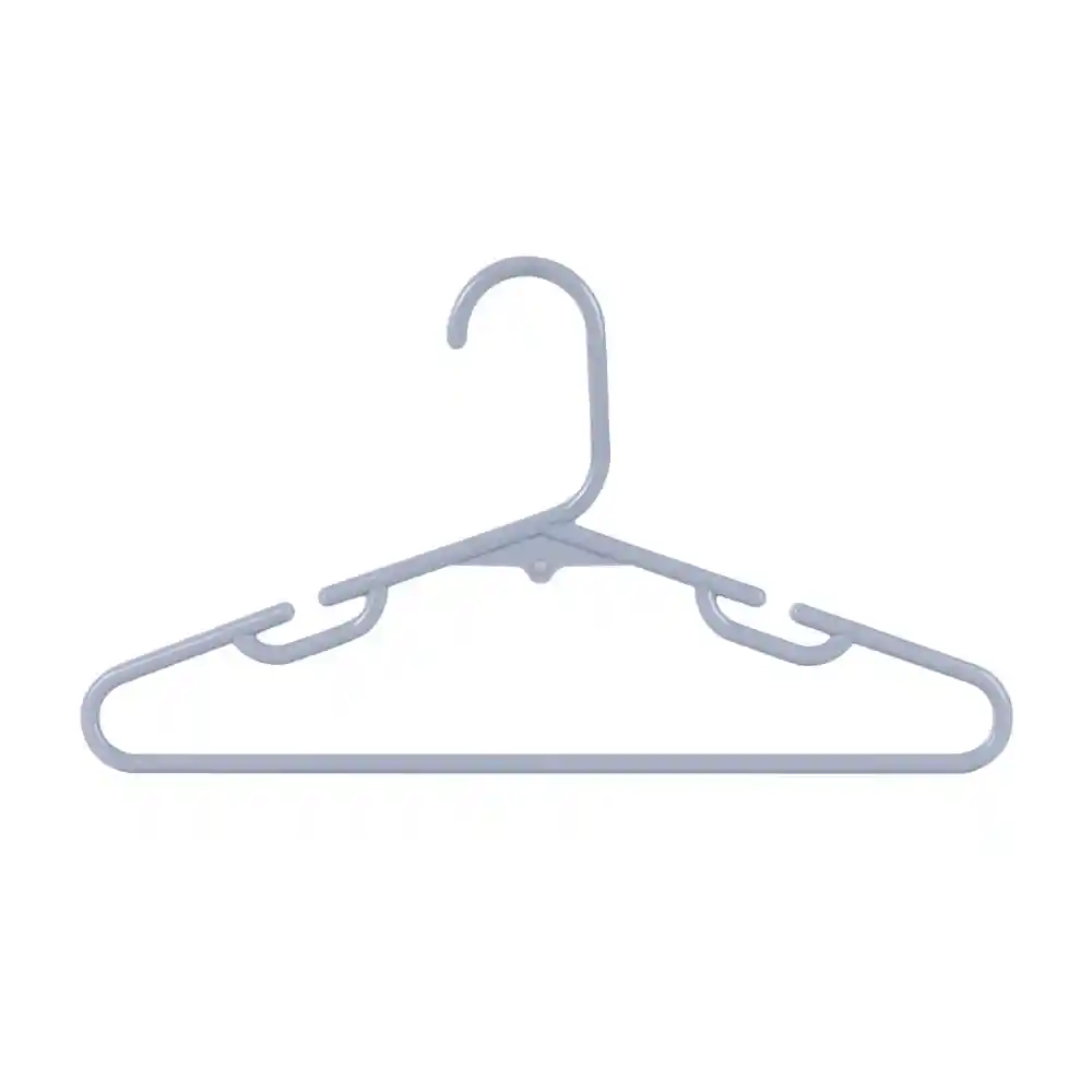 Colgadores Kids Plástico Color Azul 5 Un Krea