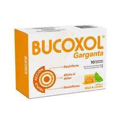 Bucoxol Sabor Miel y Limón (3 mg/1 mg)