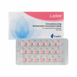 Ladee 2Mg/0.03Mg Caja X 21 Comprimidos