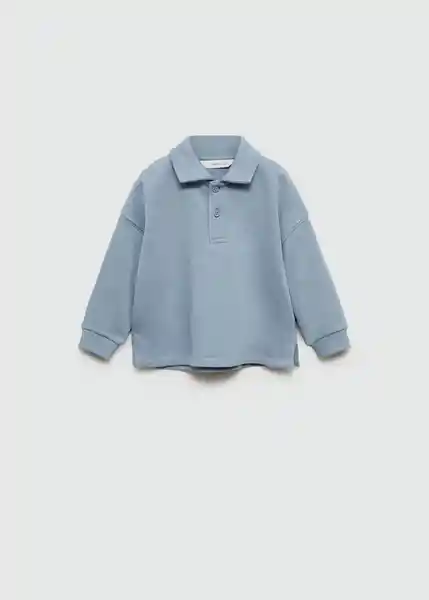 Sudadera Polob Azul Talla 72 Niños Mango