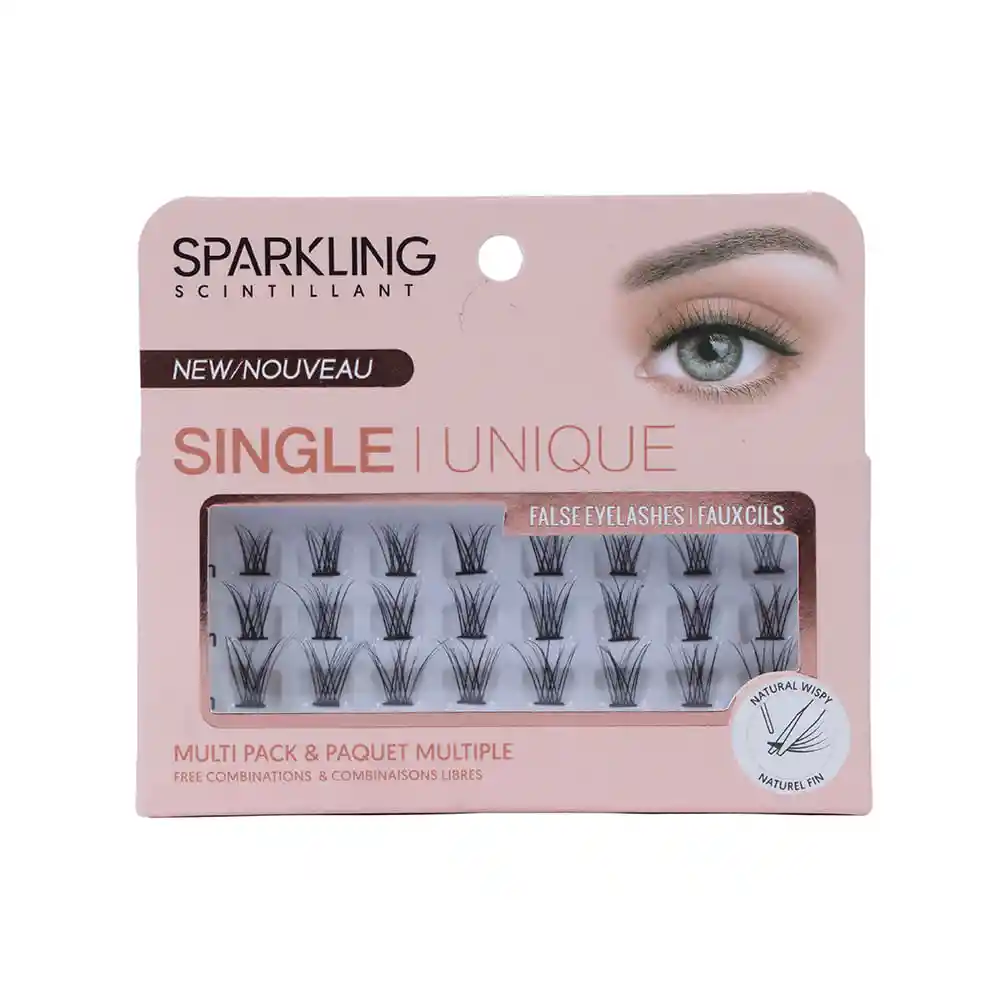 Set Pestañas Postizas Pelo a Pelo Sparkling Star 01 Miniso