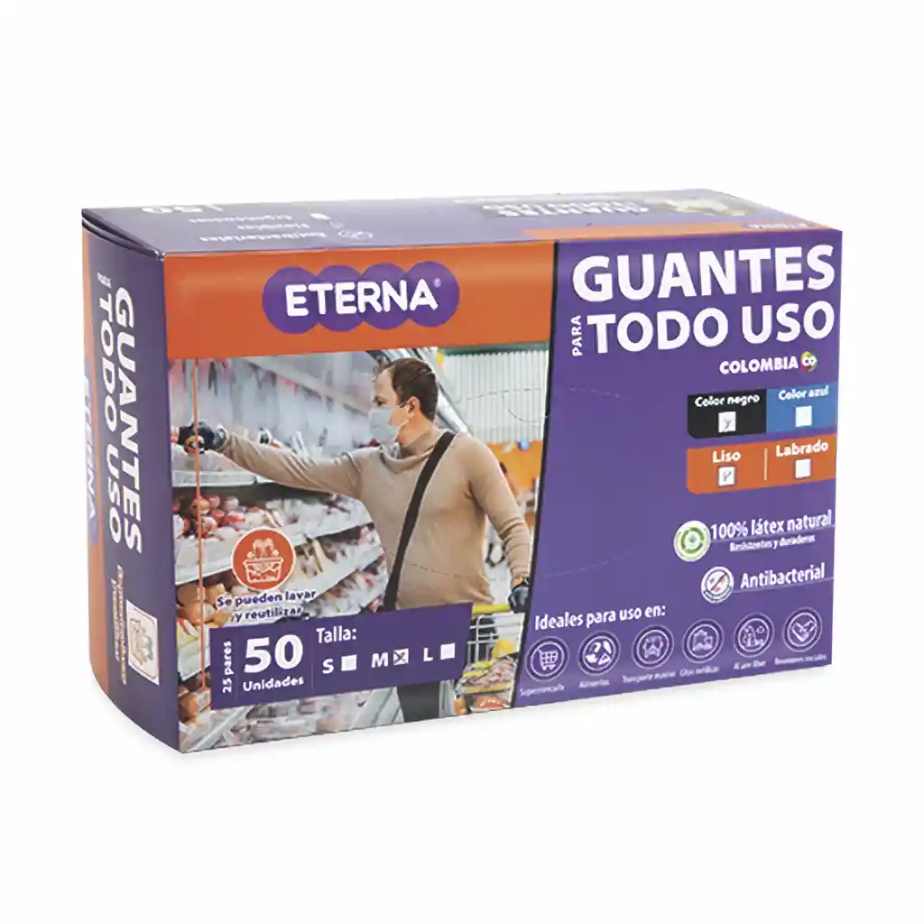 Eterna Guante Multiuso Azul tl