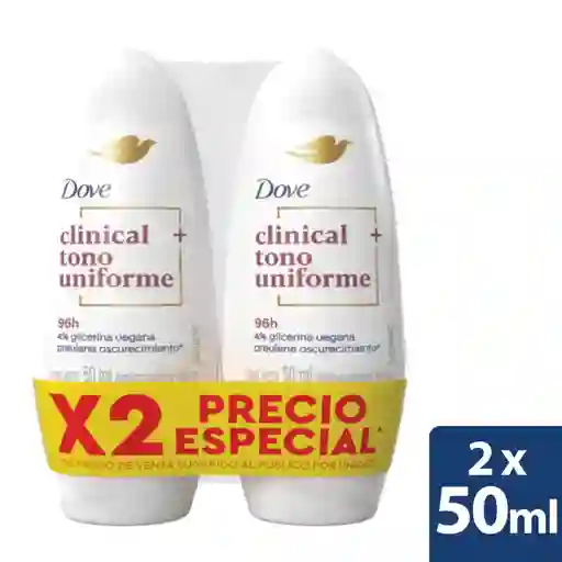 Desodorante Dove Rol Ap Clinical Tono (100 Ml)