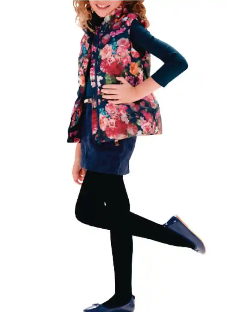Media Pantalon Niña 10-12-negro